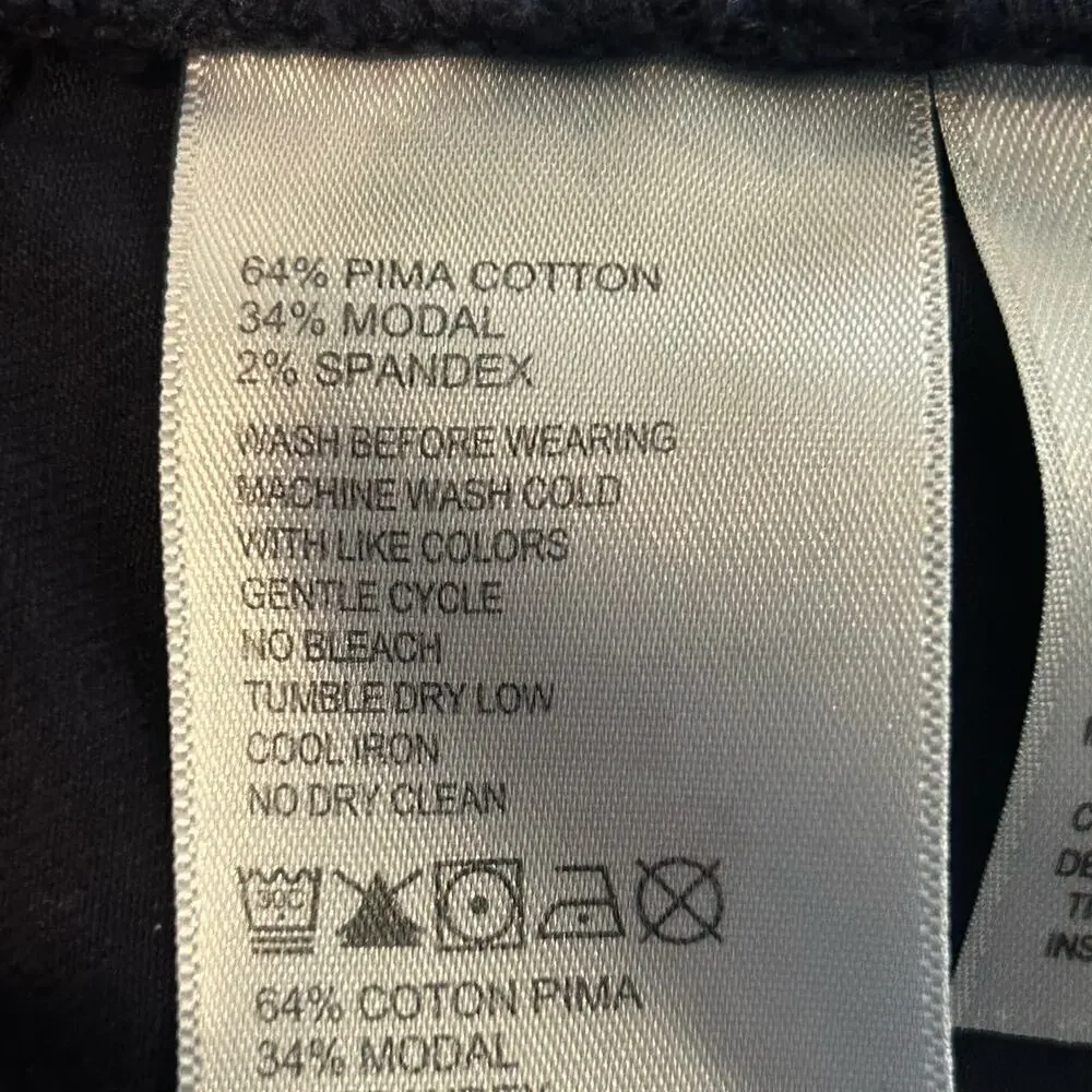Tommy Bahama Pants Mens 35x32‎ (35x29) Blue Straight Leg Flat Front Pima Cotton